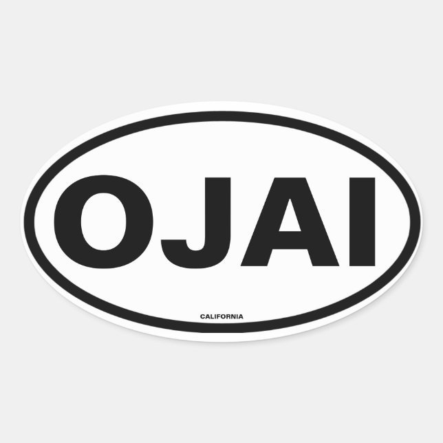 Adesivo Oval QUOUR Ojai (Frente)