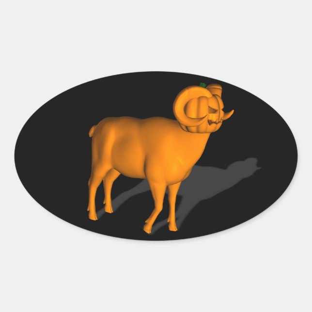 Adesivo Oval Ram (Frente)