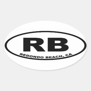 Adesivo Oval RB Redondo Beach oval