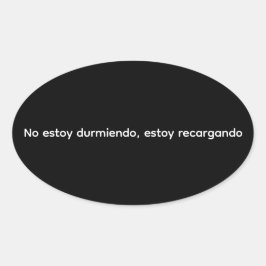 Adesivo Oval recargando