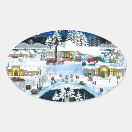 Adesivo Oval Recurso de Botão Preto