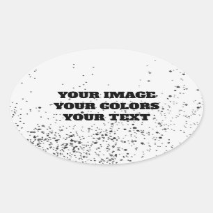 Adesivo Oval Redesenhar do Zero & Criar o Seu Próprio