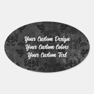 Adesivo Oval Redesenho do Scratch! Criar uma personalização com