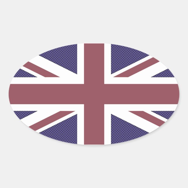 ADESIVO OVAL REINO UNIDO (Frente)