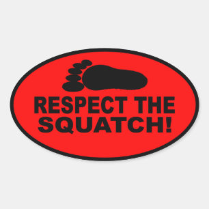 Adesivo Oval RESPEITE A BOLSA! Parece um PRO em Bobo