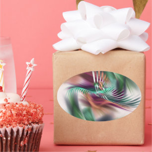 Adesivo Oval Rico Dancer