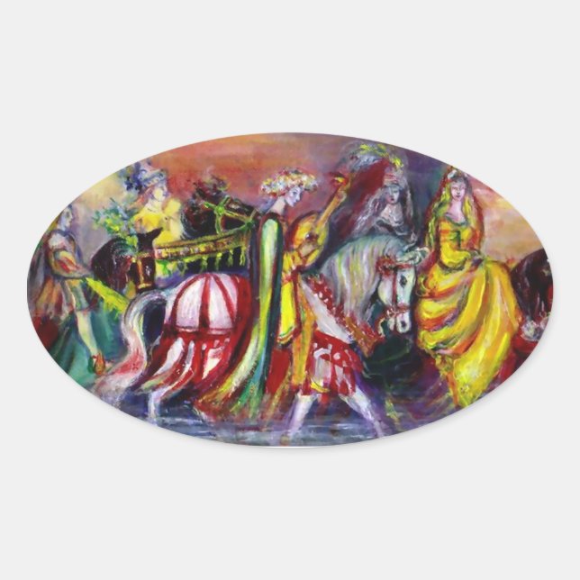 ADESIVO OVAL RIDERS NA NOITE (Frente)