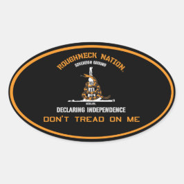 Adesivo Oval RIG Oilfield