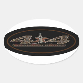 Adesivo Oval RIG UP CAMO Oilfield