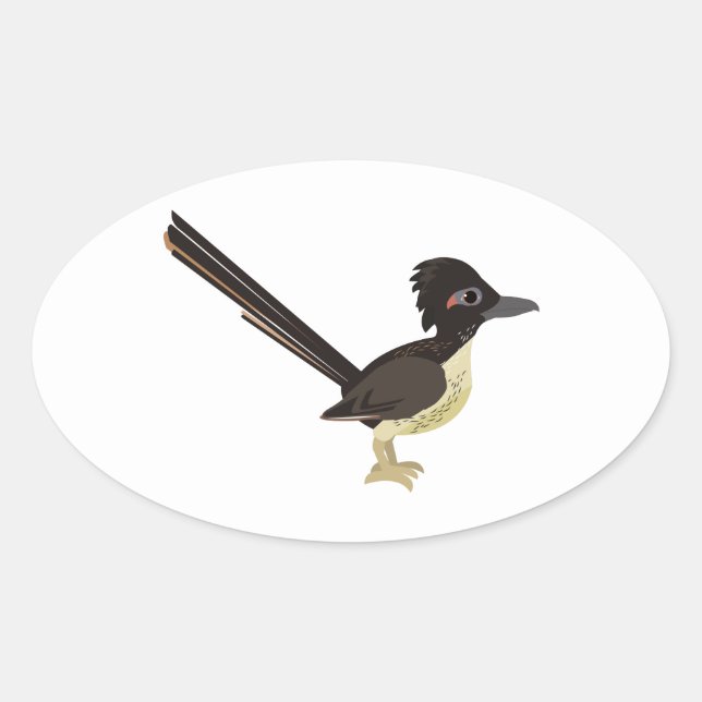 Adesivo Oval Roadrunner (Frente)