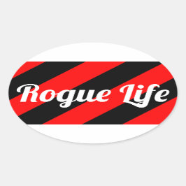 Adesivo Oval Rogue Life