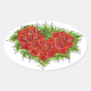 Adesivo Oval Rosa