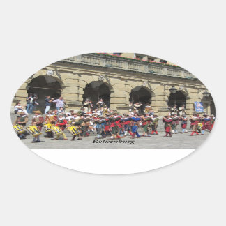 Adesivo Oval Rothenburg, Alemanha
