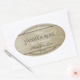 Adesivo Oval Rotulagem de embalagem de produtos de grão de made