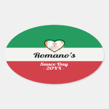 Rótulo do Dia da Molho Italiano Personalizado