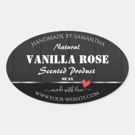 Adesivo Oval Rótulos de Embalagem de Produtos de Grãos de Madei