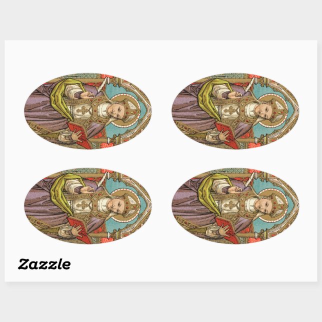 Adesivo Oval Rua. Alphonsus Liguori (VVP 005) (Folha)