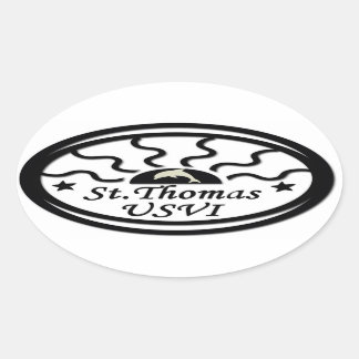 Adesivo Oval Rua Thomas Sticker