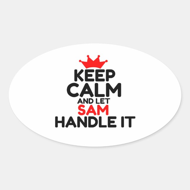 ADESIVO OVAL SAM (Frente)