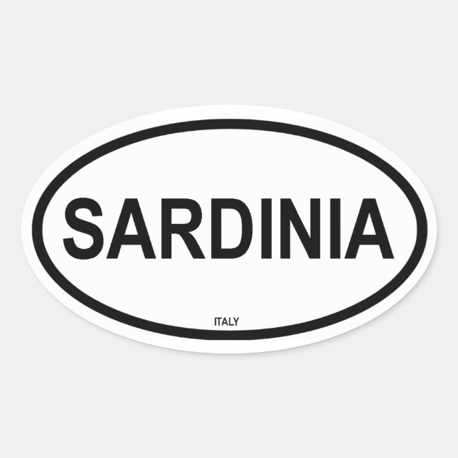 ADESIVO OVAL SARDINIA (Frente)