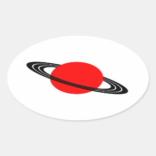 Adesivo Oval Saturno