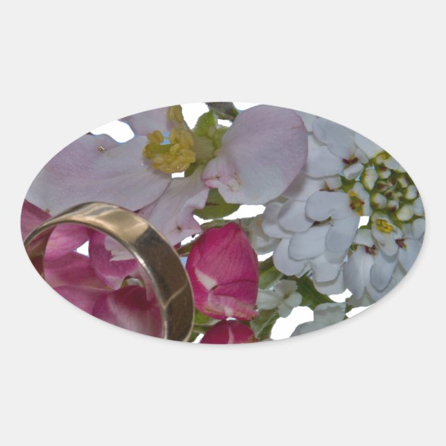 Adesivo Oval Saudações - Saúde (Frente)