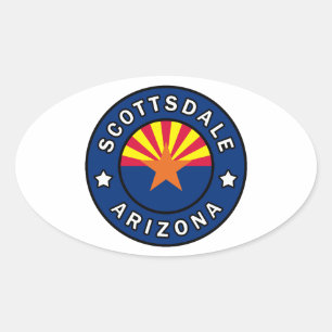Adesivo Oval Scottsdale Arizona