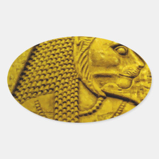 Adesivo Oval Sekhmet