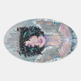 Adesivo Oval Seraph Tristana Melancholy Guardian Angel