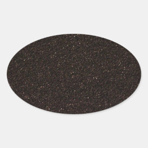 Adesivo Oval Skate preto Griptape