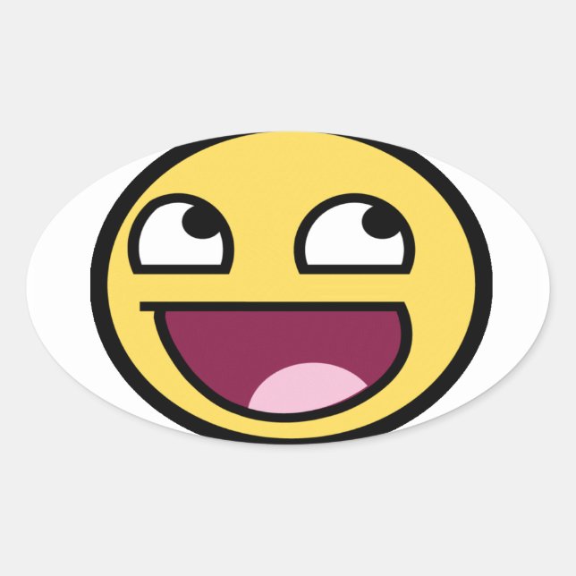 ADESIVO OVAL SMILE JESUS TE AMA (Frente)