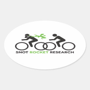 Adesivo Oval Snot Rocket Research Sticker