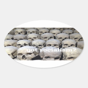 Adesivo Oval socialismo obtido?