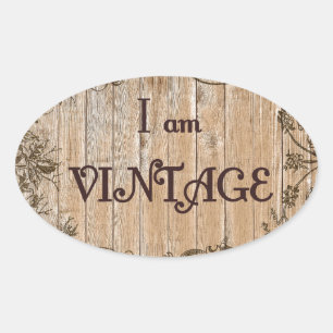 Adesivo Oval Sou Vintage
