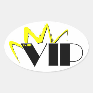 Adesivo Oval Sou VIP v1.1 Sticker