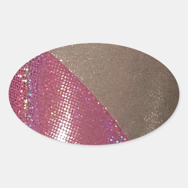 Adesivo Oval Sparkle & Shine (Frente)