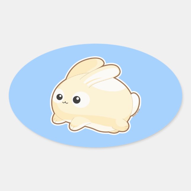 Adesivo Oval Sr. Bunny (Frente)