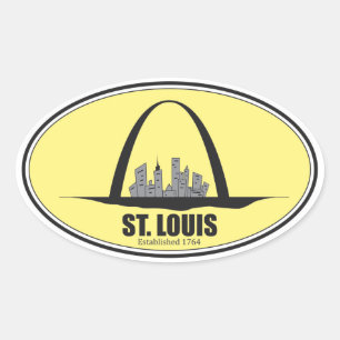 Adesivo Oval St Louis Missouri