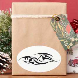 Adesivo Oval Sticker