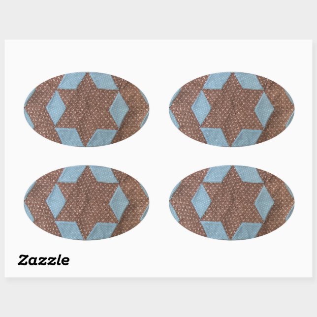 Adesivo Oval Sticker - Castelo de Padrões Inclusos (Folha)