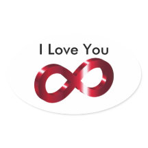 Sticker - Eu te amo - Infinito