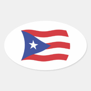 Adesivo Oval Sticker Porto Rico