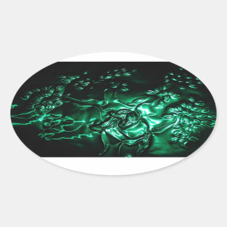 Adesivo Oval Sticker TreeHuger