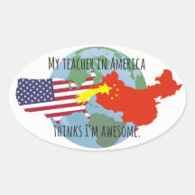 Stickers to Send to Students: USA, Incrível