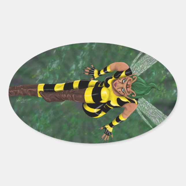 Adesivo Oval Stinger Oval (Frente)