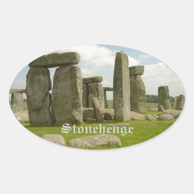 Adesivo Oval Stonehenge (Frente)