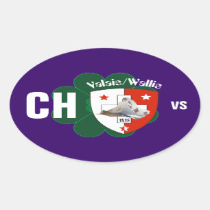 Adesivo Oval Suíça Suisse Svizzera Svizra Switzerland Kleber