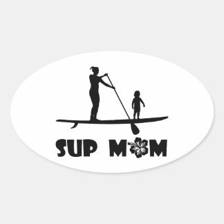 Adesivo Oval SUP Mãe