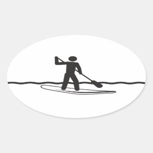 Adesivo Oval SUP Sticker