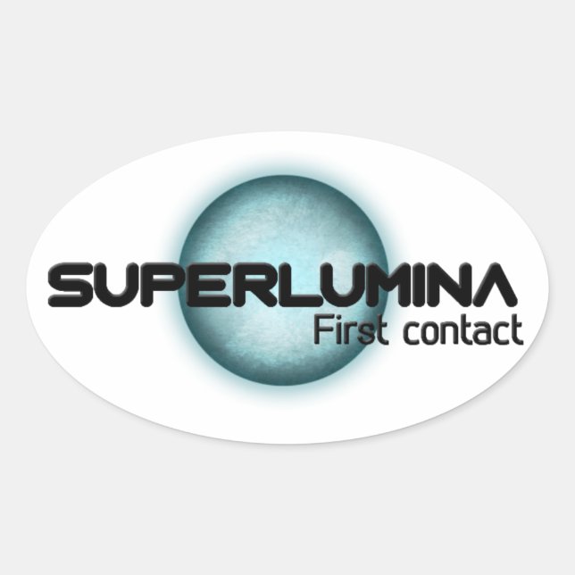 Adesivo Oval Superlumina Sticker (Frente)